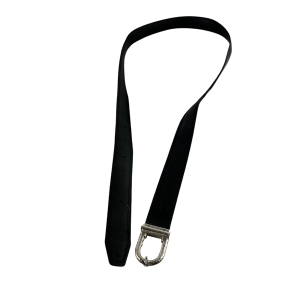 Genuine PHILIPPE CHARRIOL Black Leather Men Bletr Pebbled Made In France 42 - Picture 12 of 13